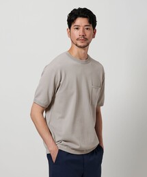 BEAUTY&YOUTH UNITED ARROWS | 【WEB限定 WARDROBE SMART】マシーンウォッシュ 1ポケット ニット Tシャツ【抗菌防臭】(Tシャツ/カットソー)