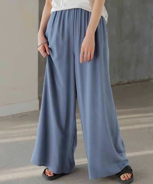 HUG.U（ハグユー）の「「ひんやり」 本気の夏パンツ（その他パンツ・レディース・ブラック/カーキ/グリーン/ホワイト/ブラウン/オレンジ/ブルー・M(トール丈)/L(トール丈)/M(レギュラー丈)/L(レギュラー丈)）」の6枚目の写真