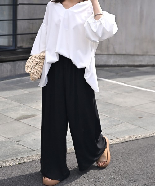 HUG.U（ハグユー）の「「ひんやり」 本気の夏パンツ（その他パンツ・レディース・ブラック/カーキ/グリーン/ホワイト/ブラウン/オレンジ/ブルー・M(トール丈)/L(トール丈)/M(レギュラー丈)/L(レギュラー丈)）」の17枚目の写真