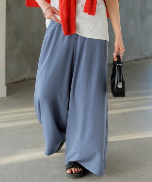 HUG.U（ハグユー）の「「ひんやり」 本気の夏パンツ（その他パンツ・レディース・ブラック/カーキ/グリーン/ホワイト/ブラウン/オレンジ/ブルー・M(トール丈)/L(トール丈)/M(レギュラー丈)/L(レギュラー丈)）」の16枚目の写真