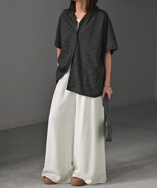 HUG.U（ハグユー）の「「ひんやり」 本気の夏パンツ（その他パンツ・レディース・ブラック/カーキ/グリーン/ホワイト/ブラウン/オレンジ/ブルー・M(トール丈)/L(トール丈)/M(レギュラー丈)/L(レギュラー丈)）」の14枚目の写真