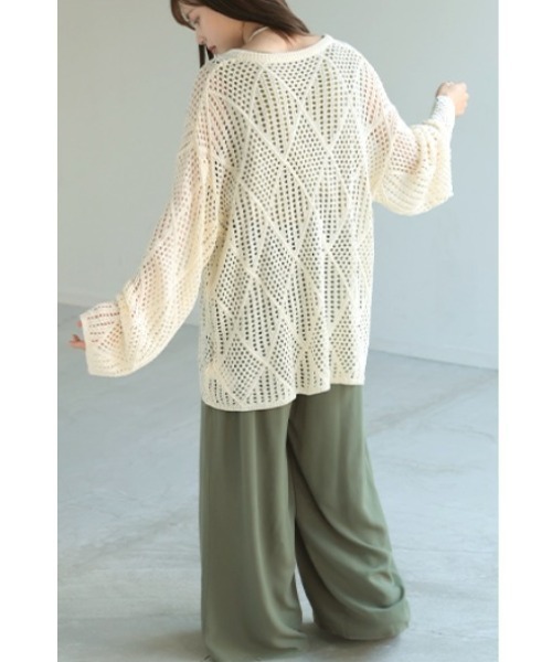 HUG.U（ハグユー）の「「ひんやり」 本気の夏パンツ（その他パンツ・レディース・ブラック/カーキ/グリーン/ホワイト/ブラウン/オレンジ/ブルー・M(トール丈)/L(トール丈)/M(レギュラー丈)/L(レギュラー丈)）」の11枚目の写真