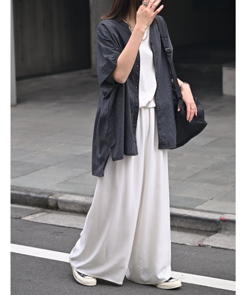 HUG.U（ハグユー）の「「ひんやり」 本気の夏パンツ（その他パンツ・レディース・ブラック/カーキ/グリーン/ホワイト/ブラウン/オレンジ/ブルー・M(トール丈)/L(トール丈)/M(レギュラー丈)/L(レギュラー丈)）」の22枚目の写真