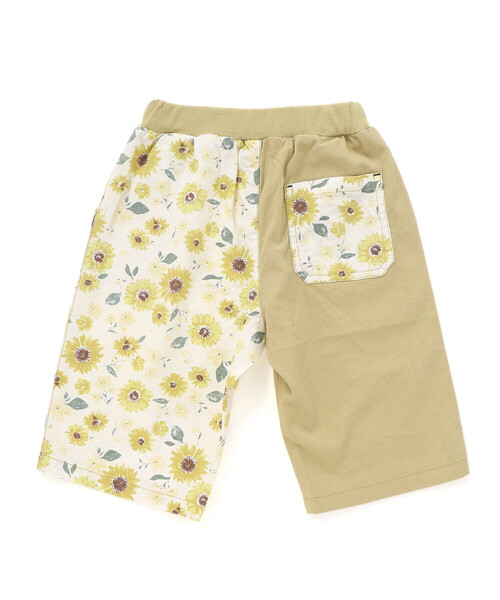 SLAP SLIP（スラップスリップ）の「【お揃い/接触冷感】無地ヒマワリサファリ柄切り替えポケット付き麻レーヨンパンツ(80~130cm)（その他パンツ・キッズ・ベージュ/オレンジ/イエロー系その他/ブルー/ブルー系その他2・110cm/120cm/90cm/130cm/80ｃｍ/100cm）」の19枚目の写真