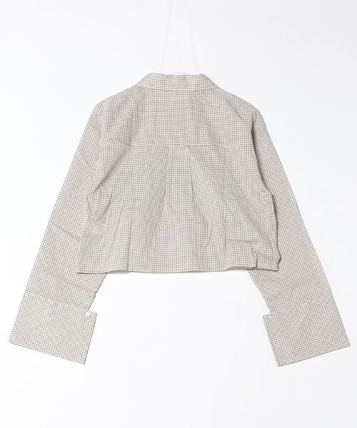 美品☆ホリデイ ギンガムチェック　リネンセーラ　リネン　シャツ　クロップド 楽天市場】ギンガムチェック シャツ（素材（生地・毛糸）麻