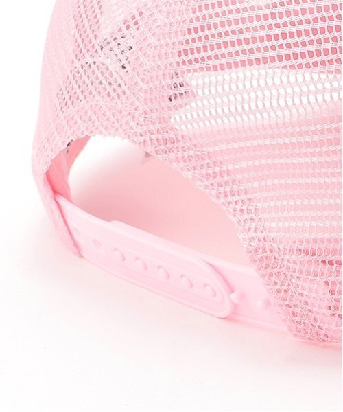 X-girl Stages(エックスガールステージス)の「ロゴ刺しゅうメッシュキャップ(キャップ・キッズ・ブラック/ピンク・52-56cm/S(48-52cm))」の16枚目の写真