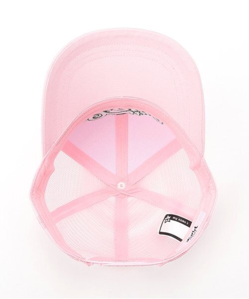 X-girl Stages(エックスガールステージス)の「ロゴ刺しゅうメッシュキャップ(キャップ・キッズ・ブラック/ピンク・52-56cm/S(48-52cm))」の18枚目の写真