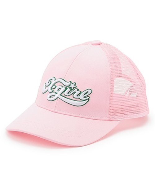 X-girl Stages(エックスガールステージス)の「ロゴ刺しゅうメッシュキャップ(キャップ・キッズ・ブラック/ピンク・52-56cm/S(48-52cm))」の20枚目の写真