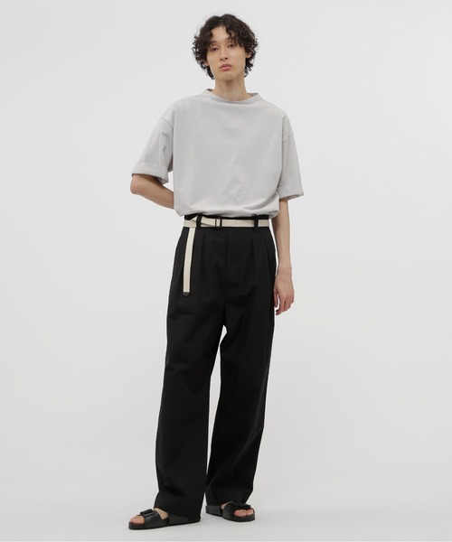 FINE COMPACT COTTON POPLIN（その他パンツ）｜MHL
