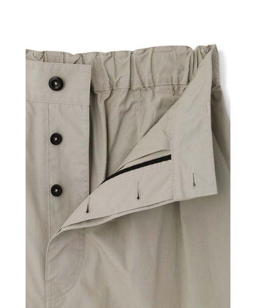 FINE COMPACT COTTON POPLIN TROUSERS | MHL.（エムエイチエル