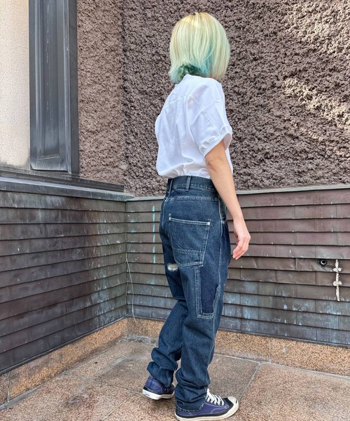 OLD BETTY'S（オールドベティーズ）の「オールドベティーズ【OLD BETTY’S】Denim Remake Sarouel Pants（デニムパンツ・レディース・インディゴブルー・S/M）」の3枚目の写真