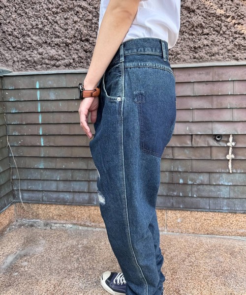 OLD BETTY'S（オールドベティーズ）の「オールドベティーズ【OLD BETTY’S】Denim Remake Sarouel Pants（デニムパンツ・レディース・インディゴブルー・S/M）」の5枚目の写真