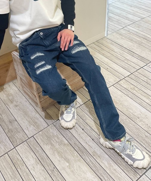 OLD BETTY'S（オールドベティーズ）の「オールドベティーズ【OLD BETTY’S】Denim Remake Sarouel Pants（デニムパンツ・レディース・インディゴブルー・S/M）」の19枚目の写真