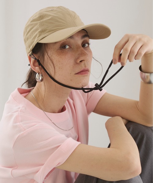 ANGIE（アンジー）の「【冷感/撥水/UVカット】サンシェードキャップ（キャップ・レディース・ベージュ/ブラック・FREE）」の18枚目の写真