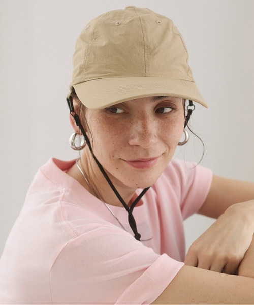 ANGIE（アンジー）の「【冷感/撥水/UVカット】サンシェードキャップ（キャップ・レディース・ベージュ/ブラック・FREE）」の19枚目の写真