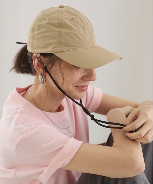 ANGIE（アンジー）の「【冷感/撥水/UVカット】サンシェードキャップ（キャップ・レディース・ベージュ/ブラック・FREE）」の20枚目の写真