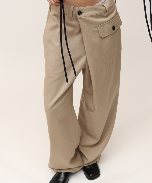 leinwande（ラインヴァンド）の「【leinwande】Work Wrapped Trousers（その他パンツ・レディース・ネイビー/ベージュ・S/M）」の17枚目の写真