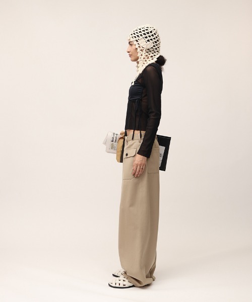 leinwande（ラインヴァンド）の「【leinwande】Work Wrapped Trousers（その他パンツ・レディース・ネイビー/ベージュ・S/M）」の18枚目の写真