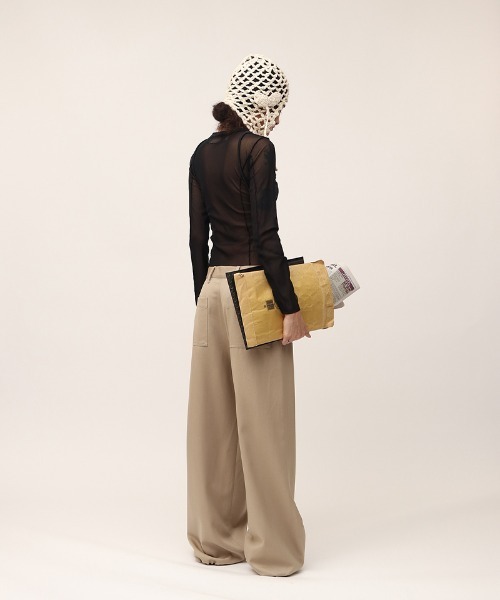 leinwande（ラインヴァンド）の「【leinwande】Work Wrapped Trousers（その他パンツ・レディース・ネイビー/ベージュ・S/M）」の19枚目の写真
