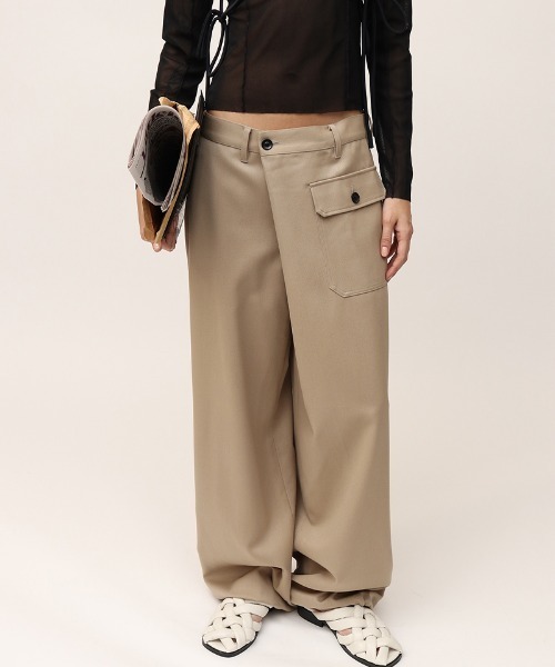 leinwande（ラインヴァンド）の「【leinwande】Work Wrapped Trousers（その他パンツ・レディース・ネイビー/ベージュ・S/M）」の20枚目の写真