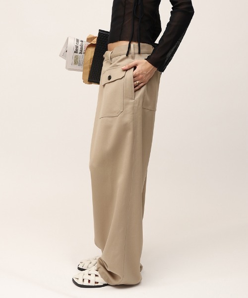 leinwande（ラインヴァンド）の「【leinwande】Work Wrapped Trousers（その他パンツ・レディース・ネイビー/ベージュ・S/M）」の21枚目の写真