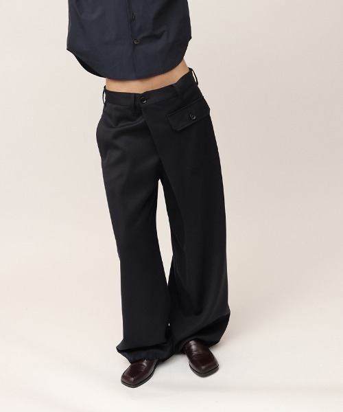 leinwande（ラインヴァンド）の「【leinwande】Work Wrapped Trousers（その他パンツ・レディース・ネイビー/ベージュ・S/M）」の10枚目の写真