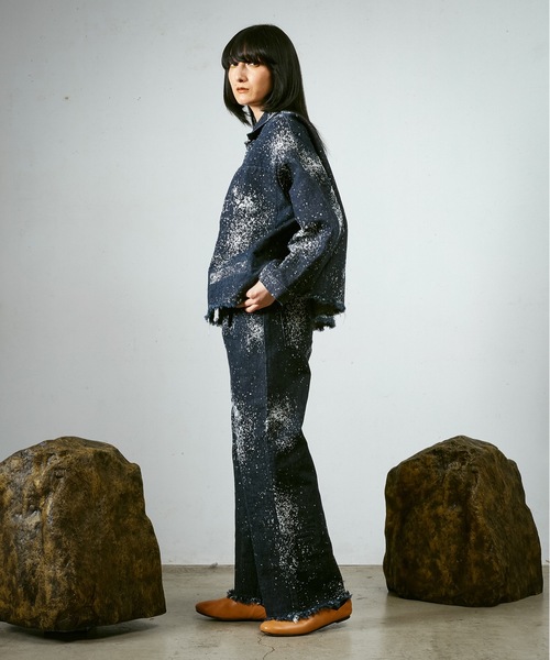 Dulcamara（ドゥルカマラ）の「グラニュールデニムカバーオール-R（デニムジャケット・メンズ・ネイビー・0/1）」の6枚目の写真