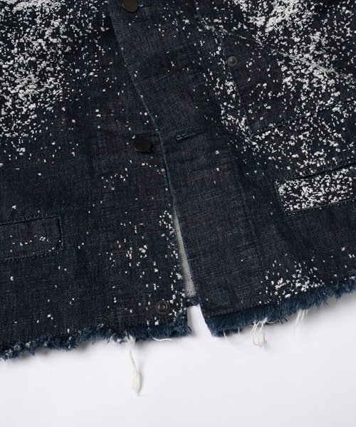 Dulcamara（ドゥルカマラ）の「グラニュールデニムカバーオール-R（デニムジャケット・メンズ・ネイビー・0/1）」の10枚目の写真