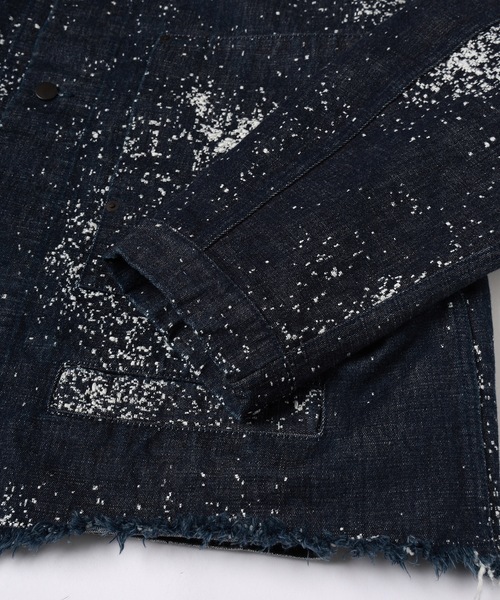 Dulcamara（ドゥルカマラ）の「グラニュールデニムカバーオール-R（デニムジャケット・メンズ・ネイビー・0/1）」の11枚目の写真