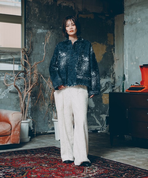 Dulcamara（ドゥルカマラ）の「グラニュールデニムカバーオール-R（デニムジャケット・メンズ・ネイビー・0/1）」の18枚目の写真