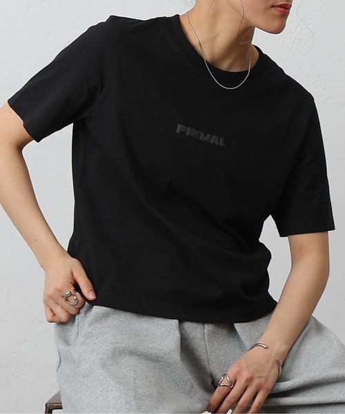 COLONY 2139（コロニートゥーワンスリーナイン）の「PRIMALプリントＴシャツ（Tシャツ/カットソー・レディース・オフホワイト/ブラック/ホワイト/ミント/イエロー・FREE）」の4枚目の写真