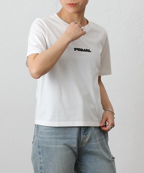 COLONY 2139（コロニートゥーワンスリーナイン）の「PRIMALプリントＴシャツ（Tシャツ/カットソー・レディース・オフホワイト/ブラック/ホワイト/ミント/イエロー・FREE）」の15枚目の写真