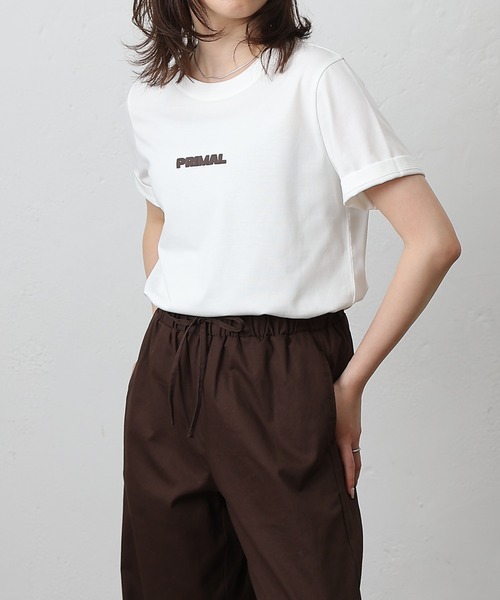 COLONY 2139（コロニートゥーワンスリーナイン）の「PRIMALプリントＴシャツ（Tシャツ/カットソー・レディース・オフホワイト/ブラック/ホワイト/ミント/イエロー・FREE）」の7枚目の写真