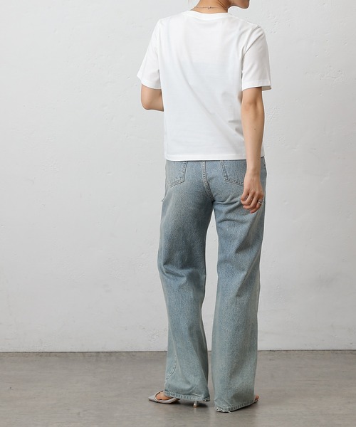 COLONY 2139（コロニートゥーワンスリーナイン）の「PRIMALプリントＴシャツ（Tシャツ/カットソー・レディース・オフホワイト/ブラック/ホワイト/ミント/イエロー・FREE）」の21枚目の写真