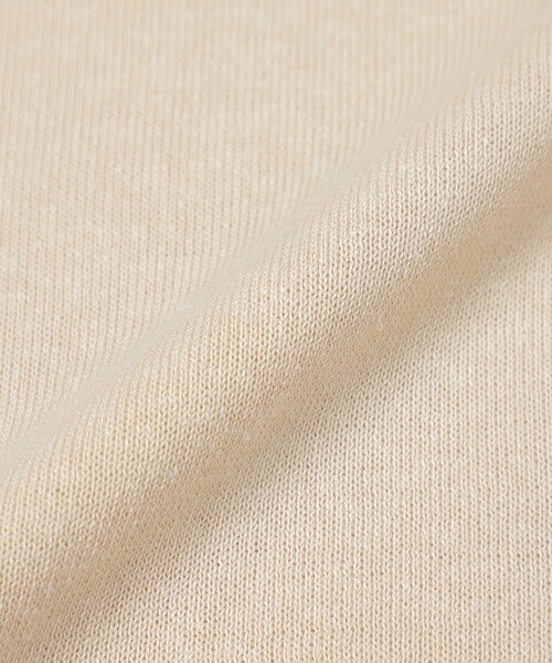 MACKINTOSH PHILOSOPHY(マッキントッシュ フィロソフィー)の「GREY LABEL リネンミックスニットポロ(ポロシャツ・レディース・ベージュ/ブラック/レッド系その他/オレンジ・6/2)」の6枚目の写真
