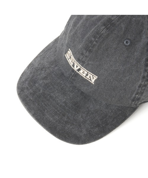 STUDIO SEVEN（スタジオ セブン）の「SEVEN Denim Cap【STUDIOSEVEN/スタジオセブン】（キャップ・メンズ・ブラック・FREE）」の5枚目の写真