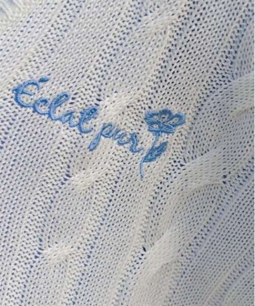 axes femme（アクシーズファム）の「リボンデザインニットベスト（ニット/セーター・レディース・キナリ/ネイビー/ミント・FREE）」の6枚目の写真