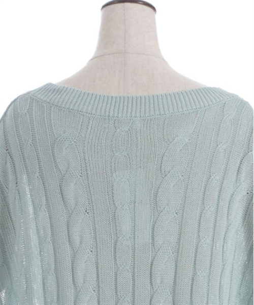 axes femme（アクシーズファム）の「リボンデザインニットベスト（ニット/セーター・レディース・キナリ/ネイビー/ミント・FREE）」の17枚目の写真