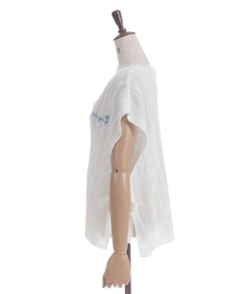 axes femme（アクシーズファム）の「リボンデザインニットベスト（ニット/セーター・レディース・キナリ/ネイビー/ミント・FREE）」の14枚目の写真