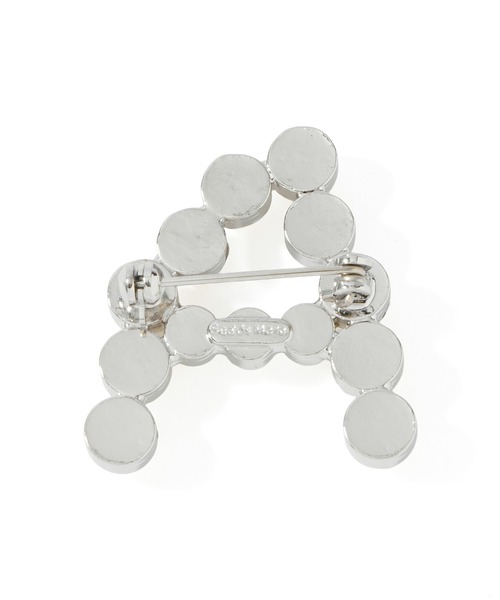 ROSE BUD(ローズバッド)の「(Sea’ds mara)Alphabet brooch A(ブローチ/コサージュ・レディース・ホワイト・ONE SIZE)」の2枚目の写真
