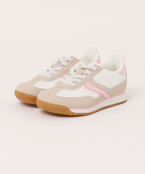 MAD FOOT（マッドフット）の「MADFOOT! マッドフット キッズ カジュアルスニーカー 250010（スニーカー・キッズ・ベージュ系その他2/ホワイト系その他/ベージュ/ブラック系その他・16.0cm/17.0cm/18.0cm/19.0cm/20.0cm）」の3枚目の写真