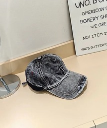 rovtski（ロフトスキー）の「Z)【BLINGLEADS】JNF24024 DAMAGE DENIM CAP（キャップ）」