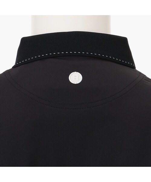 美品 ブリーフィングゴルフ LOGO BACK RIB POLO ブラック M セール】【BRIEFING GOLF／ブリーフィングゴルフ】MEN'S BACK