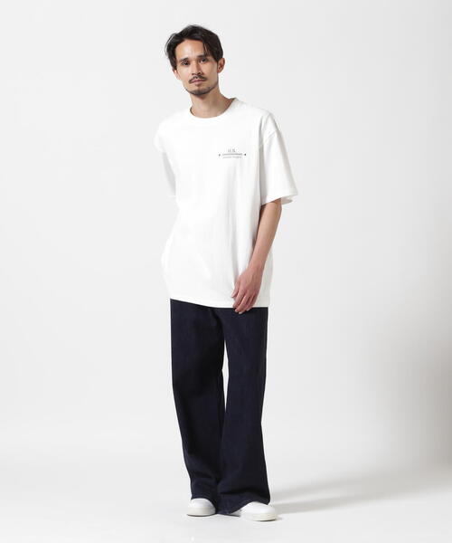 AVIREX（アヴィレックス）の「《WEB&DEPOT限定》SHEETING T-SHIRT "S.F.W" / シーチング 半袖Tシャツ / AVIREX / アヴィレックス（Tシャツ/カットソー・メンズ・チャコールグレー/ホワイト/ネイビー・2XL/L/M/XL）」の9枚目の写真