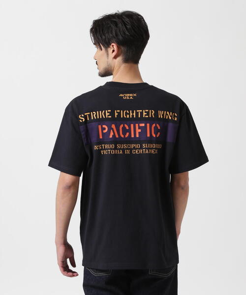 AVIREX（アヴィレックス）の「《WEB&DEPOT限定》SHEETING T-SHIRT "S.F.W" / シーチング 半袖Tシャツ / AVIREX / アヴィレックス（Tシャツ/カットソー・メンズ・チャコールグレー/ホワイト/ネイビー・2XL/L/M/XL）」の13枚目の写真