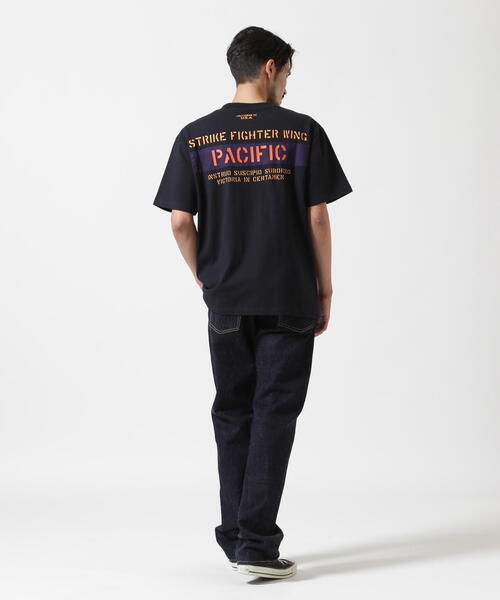 AVIREX（アヴィレックス）の「《WEB&DEPOT限定》SHEETING T-SHIRT "S.F.W" / シーチング 半袖Tシャツ / AVIREX / アヴィレックス（Tシャツ/カットソー・メンズ・チャコールグレー/ホワイト/ネイビー・2XL/L/M/XL）」の14枚目の写真