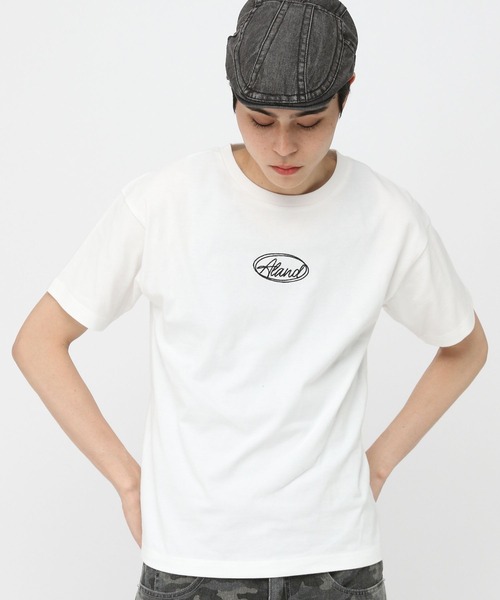 ALAND（エーランド）の「【UNISEX】ALAND／チェーンステッチ半袖T（Tシャツ/カットソー・レディース・ホワイト/ブラック・SMALL/MEDIUM/LARGE）」の6枚目の写真