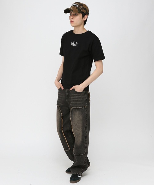 ALAND（エーランド）の「【UNISEX】ALAND／チェーンステッチ半袖T（Tシャツ/カットソー・レディース・ホワイト/ブラック・SMALL/MEDIUM/LARGE）」の9枚目の写真