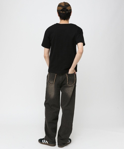 ALAND（エーランド）の「【UNISEX】ALAND／チェーンステッチ半袖T（Tシャツ/カットソー・レディース・ホワイト/ブラック・SMALL/MEDIUM/LARGE）」の10枚目の写真