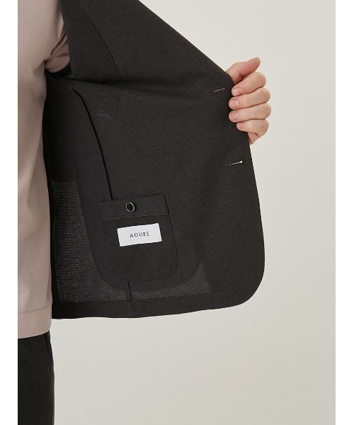 AOURE(アウール)の「F.DOTTI JERSEY SU JK(テーラードジャケット・メンズ・チャコールグレー/ベージュ/ネイビー・LARGE/MEDIUM)」の13枚目の写真